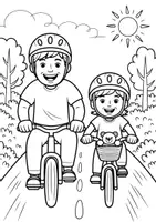 Vorschau - Mal- und Bastelvorlagen - Vatertag Ausmalbilder – 20 kreative Motive - Seite 1