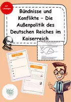 Vorschau - Arbeitsblätter - Bündnisse und Konflikte - Die Außenpolitik des Deutschen Reiches - Deckblatt