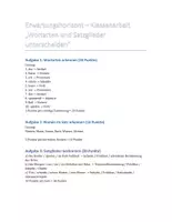 Vorschau - Arbeitsblätter - Klassenarbeit Deutsch Klasse 5: Wortarten und Satzglieder unterscheiden (inkl. Lösung + Erwartungshorizont!) - Seite 1