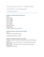 Vorschau - Arbeitsblätter - Klassenarbeit Deutsch Klasse 5: Wortarten und Satzglieder unterscheiden (inkl. Lösung + Erwartungshorizont!) - Seite 3