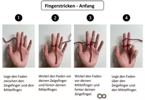 Vorschau - Arbeitsblätter - Materialpaket Fingerstricken - Seite 1
