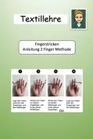 Vorschau - Arbeitsblätter - Anleitung Fingerstricken 2 Finger Methode kurz - Deckblatt