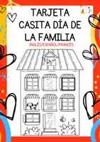 Vista previa - Unidades / Secuencias / Situaciones de Aprendizaje - TARJETA CASITA DÍA DE LA FAMILIA - Portada