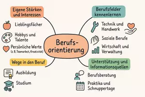 Vorschau - Arbeitsblätter - Arbeitsblatt "Berufsorientierung" + interaktive Lösung & MP3 + Mindmap + Infografik - Seite 3