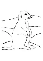 Vorschau - Mal- und Bastelvorlagen - Prickelbilder / Fensterbilder Thema Erdmännchen - Grundschule - Bastelvorlagen - Seite 2