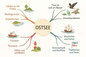 Vorschau - Arbeitsblätter - Arbeitsblatt "Ostsee" + Onlineübung & MP3 + Mindmap + Infografiken - Seite 3