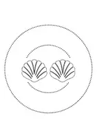 Vorschau - Mal- und Bastelvorlagen - runde Prickelbilder / Fensterbilder Thema Muscheln - Grundschule - Bastelvorlagen - Seite 2