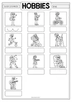 Vorschau - Arbeitsblätter - HOBBIES Silben schwingen - Seite 2