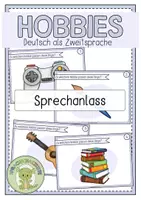 Vorschau - Fördermaterial/Inklusion - HOBBIES Sprechanlass - Deckblatt