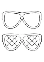 Vorschau - Mal- und Bastelvorlagen - Prickelbilder / Fensterbilder Thema Sonnenbrillen - Grundschule - Bastelvorlagen - Seite 2
