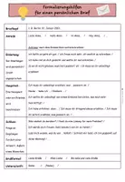 Vorschau - Arbeitsblätter - Formulierungshilfen "Brief" - Seite 2