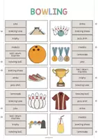 Vorschau - Stationenlernen - Bowling: Clip Cards / Klammerkarten (Englisch) - Seite 2