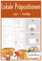 Vorschau - Arbeitsblätter - Arbeitsblätter - Lokale Präpositionen: Vor und Hinter - Deckblatt