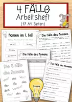 Vorschau - Anderer Materialtyp - 4 Fälle Arbeitsheft (17 A4 Seiten) - Deckblatt
