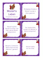 Vorschau - Anderer Materialtyp - Mozart – Richtig/Falsch-Kärtchen - Seite 1