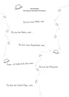 Vorschau - Arbeitsblätter - Satzanfänge für liebe Worte - Kreative Projekte - Seite 3