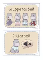 Vorschau - Bildkarten - Sozialformen - Ich/ Du/ Wir - Tafelmaterial - Nilpferdklasse - Seite 3