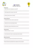Vorschau - Arbeitsblätter - 🍿Movie Worksheet: Frankenstein - Deckblatt