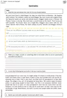 Vorschau - Arbeitsblätter - Improve your Language: Apostrophes - Seite 1