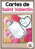 Vorschau - Unterrichtsreihen - Cartes de Saint Valentin & J'aime... (Valentinstagskarten) - Deckblatt