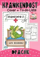 Vorschau - Fördermaterial/Inklusion - Krankenpost Drache: Cover und To-do_liste - Deckblatt
