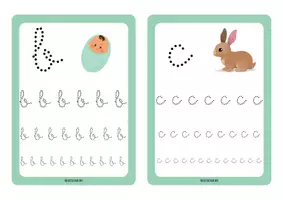 Vista previa - Hojas de trabajo - CUADERNO DE ESCRITURA LETRAS MINÚSCULAS - página 3