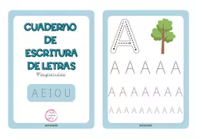 Vista previa - Hojas de trabajo - Pack de cuadernos de escritura: letras mayúsculas y minúsculas - página 3