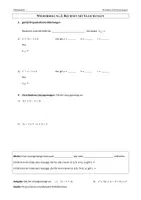 Vorschau - Arbeitsblätter - Lösen von linearen und quadratischen Gleichungen (Äquivalenzumformungen, Wurzel, Mitternachtsformel, Lösungsmengen) - Seite 1