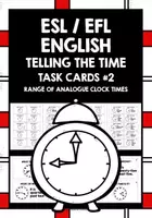 Vorschau - Aufgabenkarten - ENGLISH TELLING THE TIME TASK CARDS ANALOGUE CLOCK TIMES - Deckblatt