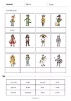 Vorschau - Arbeitsblätter - Carnival: Cut and Glue (Englisch) - Seite 2