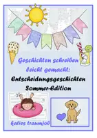 Vorschau - Arbeitsblätter - Entscheidungsgeschichten (Sommer-Edition) - Deckblatt
