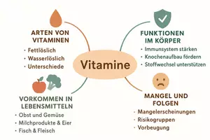 Vorschau - Arbeitsblätter - Arbeitsblatt "Vitamine" + Onlineübung & MP3 + Mindmap + Infografik - Seite 3