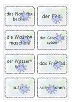 Vorschau - Aufgabenkarten - Kleckswörter Wasser - Seite 3