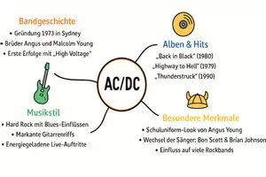 Vorschau - Arbeitsblätter - Arbeitsblätter zum Thema "AC/DC" + Lösung & MP3 + Mindmap + Infografik - Seite 3