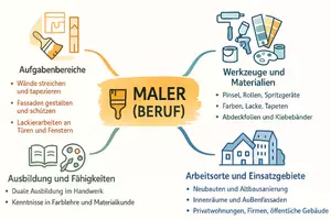 Vorschau - Arbeitsblätter - Arbeitsblätter zum Thema "Maler" + Lösung & MP3 + Mindmap + Infografik - Seite 2