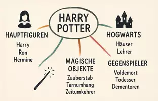Vorschau - Arbeitsblätter - Arbeitsblatt "Harry Potter" + Onlineübung & MP3 + Mindmap + Infografik - Seite 2