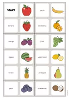 Vorschau - Stationenlernen - Fruits: Domino (Englisch) - Seite 2
