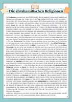 Vorschau - Arbeitsblätter - Die fünf Weltreligionen: Grundsätze & Ethik (Kl. 7/8) - Deckblatt