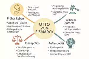 Vorschau - Arbeitsblätter - Arbeitsblatt "Otto von Bismarck" + Onlineübung & MP3 + Mindmap + Infografik - Seite 2