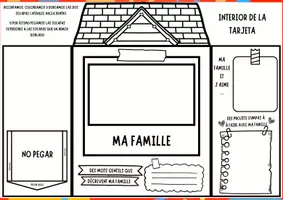 Vista previa - Unidades / Secuencias / Situaciones de Aprendizaje - TARJETA CASITA DÍA DE LAS FAMILIAS - página 3
