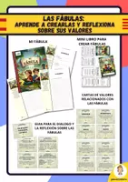 Vista previa - Unidades / Secuencias / Situaciones de Aprendizaje - LAS FÁBULAS: APRENDE A CREARLAS Y REFLEXIONA SOBRE SUS VALORES (ESPAÑOL /CATALÀ). Faules - Portada