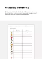 Vorschau - Arbeitsblätter - Autumn: Vocabulary Worksheet 3 (Englisch) - Seite 1