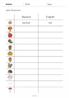 Vorschau - Arbeitsblätter - Autumn: Vocabulary Worksheet 3 (Englisch) - Seite 2