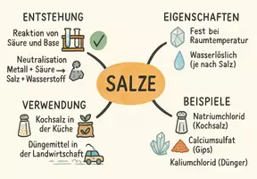 Vorschau - Arbeitsblätter - Arbeitsblatt "Salze" + interaktive Lösung & MP3 + Mindmap + Infografik - Seite 3