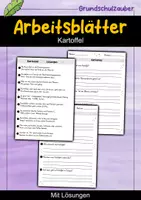 Vorschau - Arbeitsblätter - Kartoffel MEGABUNDLE - Wissenskartei, Lückentext, Steckbrief, Suchsel, Quizkarten - Seite 1