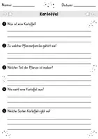 Vorschau - Arbeitsblätter - Kartoffel MEGABUNDLE - Wissenskartei, Lückentext, Steckbrief, Suchsel, Quizkarten - Seite 2