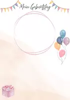 Vorschau - Mal- und Bastelvorlagen - Portfolio Mein Geburtstag - Seite 2