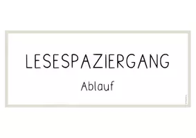 Vorschau - Bildkarten - Lesespaziergang: Ablaufkarten (Lesen, Leseverständnis) - Seite 1