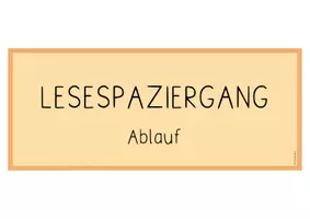 Vorschau - Bildkarten - Lesespaziergang: Ablaufkarten (Lesen, Leseverständnis) - Seite 3