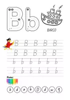 Vista previa - Manualidades / Dibujos para colorear - Grafomotricidad con el Abecedario - página 2